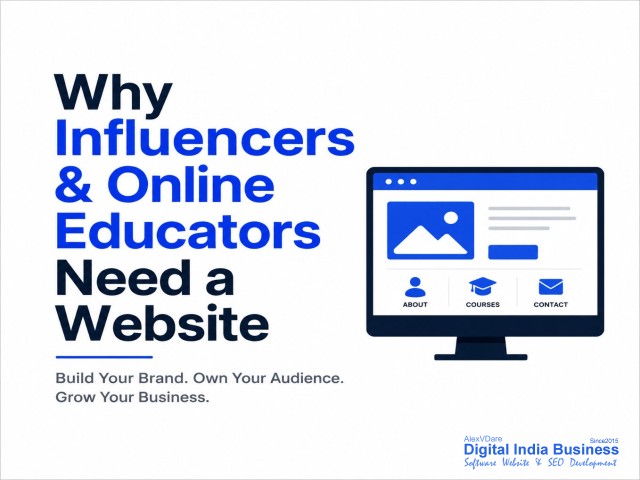 Why an influencer or online educator needs a website, is this required?
